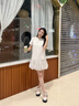 卓詩(shī)尼厚底瑪麗珍女鞋2025秋季新款粗跟增高水鉆英倫風(fēng)小皮鞋單鞋樂(lè)福鞋 米白色 37 曬單實(shí)拍圖