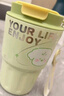 物生物（RELEA）咖啡杯保溫杯女士大容量水杯高顏值杯子帶蓋便攜316不銹鋼禮物 曬單實(shí)拍圖