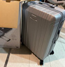 新秀麗（Samsonite）行李箱20英寸+28英寸拉桿箱子母套裝箱旅行密碼箱NX0銀色 曬單實拍圖