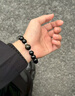 中國黃金 黑曜石手串S925銀飾時尚高級感手鏈生日七夕情人節(jié)禮物送男友 【經(jīng)典品牌禮盒】 黑曜石手串【10mm】 曬單實拍圖