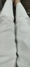 衣織炫高端天絲亞麻褲女夏季薄款2025新款高腰冰絲休閑闊腿褲窄版直筒褲 白色 3XL 31 建議135-145斤 曬單實(shí)拍圖