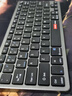 聯(lián)想（Lenovo）無(wú)線(xiàn)鍵盤(pán)無(wú)線(xiàn)藍牙鍵盤(pán)可充電輕薄便攜商務(wù)辦公無(wú)線(xiàn)鍵鼠套裝電腦平板mac通用輕音短款剪刀腳鍵盤(pán) 灰黑色-鍵鼠套裝【共用接收器】 無(wú)線(xiàn)2.4G+藍牙 曬單實(shí)拍圖