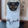 橙侖適用oppofindx8手機殼新款8s+液態(tài)硅膠x7pro鏡頭全包find防摔感x6外殼oppox保護套ultra熊貓por 古董白【四只熊貓】升級液態(tài)硅膠送掛繩 OPPO Find X8 曬單實拍圖