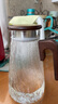 瑜品佳涼水壺大容量 家用玻璃冷水壺耐高溫泡茶壺電陶爐專(zhuān)用燒水煮茶器 【胡桃木色】1850ml樹(shù)紋水壺 曬單實(shí)拍圖