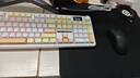 狼蛛（AULA）F108pro客制化機械鍵盤 無線藍牙三模連接 多功能顯示屏 Gasket結構 RGB燈效 108鍵盤電腦游戲辦公 F108Pro摩卡慕斯【焦糖拿鐵軸】8000mAH 曬單實拍圖