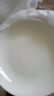 潔雅杰陶瓷盤家用白瓷盤子8英寸中式釉下彩餐盤菜盤湯盤微波爐可用6只裝 曬單實(shí)拍圖