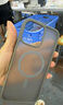 京東京造【膚感磁吸】適用iPhone16ProMax手機殼磁吸蘋果16ProMax保護套透明支架防摔MagSafe充電鈦金屬色 曬單實拍圖