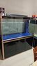 森森（SUNSUN）魚缸水族箱客廳免換水風水家用金魚缸 1.5米長 61cm寬底濾(黑白灰三色可選) 曬單實拍圖
