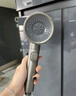 GuGuGo【德國(guó)】超強(qiáng)增壓淋浴花灑噴頭家用大流量過濾洗澡手持蓮蓬頭套裝 增壓過濾花灑+1.5米軟管-槍灰 旗艦增壓丨享酒店式淋浴 曬單實(shí)拍圖