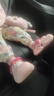 巴布豆童鞋女童拖鞋夏季軟底寶寶沙灘鞋兒童洞洞鞋117342003暖粉色160 曬單實(shí)拍圖