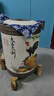 玖晟祥 宜興紫砂罐大號紫砂茶葉罐陶瓷儲茶罐普洱茶餅儲存罐密封存茶缸 23餅 竹節泥繪 白色大吉大利 曬單實(shí)拍圖