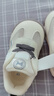 牧童學(xué)步鞋夏季透氣單網(wǎng)寶寶鞋男嬰兒鞋軟底防滑面包鞋女 云灰 18 曬單實(shí)拍圖