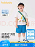 巴拉巴拉童裝男童短袖套裝兒童兩件套寶寶衣服2025夏裝撞色潮208225119111 曬單實(shí)拍圖