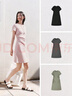 森馬（Semir）連衣裙女圓領(lǐng)收腰彈力針織裙2025夏刺繡休閑短裙辣妹109325114001 曬單實(shí)拍圖