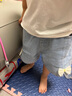 小豬班納兒童夏裝牛仔短褲男女童2025夏季新款涼爽耐磨時髦速干褲子童裝 【夏日薄款蝴蝶結(jié)短褲】淺藍 120 【推薦37-45斤】 曬單實拍圖