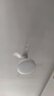 歐普（OPPLE）風(fēng)扇燈客廳餐廳臥室簡(jiǎn)約帶LED風(fēng)扇 高顯色隱形升級(jí)風(fēng)量吊扇燈 升級(jí)Ⅱ代【36寸】36瓦照明-白色 曬單實(shí)拍圖