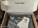 Calvin KleinJeans夏季男女情侶中性ck休閑字母寬松純棉重磅短袖T恤J400448 PN6-霧霾藍(lán) L 曬單實拍圖