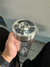 希諾雙層玻璃杯男家用商務(wù)辦公泡茶杯子過(guò)濾車載水杯XN-9607 410mL 曬單實(shí)拍圖