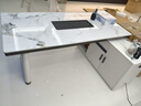 辦公室茶桌輕奢現代高級感極簡(jiǎn)L型巖板茶臺燒水壺一體桌陽(yáng)臺客廳 雪山白/花紋淺/茶盤(pán)可選 140*70cm單桌 曬單實(shí)拍圖