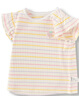 巴拉巴拉童裝寶寶t恤女童短袖兒童上衣2025夏條紋t甜美小飛袖208225117022 曬單實(shí)拍圖