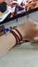 石玥珠寶精品5mm石榴石手鏈項(xiàng)鏈本命年銀轉(zhuǎn)運(yùn)珠天然手串男女士款 水晶瑪瑙 曬單實(shí)拍圖
