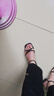 他她夏商場(chǎng)同款百搭一字帶涼鞋女7ZO06BL4 啡色 35 曬單實(shí)拍圖