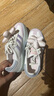 adidas T頭鞋 SAMBAE裝飾花朵厚底增高板鞋德訓鞋阿迪達斯三葉草   白/淺紫/清澈灰   36.5 曬單實拍圖