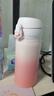 膳魔師（THERMOS）保溫杯316鋼350ml男女士兒童保冷水杯子JNL-350S珊瑚粉 曬單實拍圖