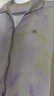 全棉時(shí)代（PurCotton）25春新款女士褶皺紗長(cháng)袖長(cháng)褲家居服套裝家居裙 浮光若絮 L (165) 曬單實(shí)拍圖