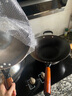 飛匣老式生鐵鍋鑄鐵炒鍋家用無(wú)涂層不粘鍋圓底電磁爐燃?xì)庠畛床隋?34CM平底【帶蓋款】已開(kāi)鍋 曬單實(shí)拍圖