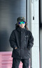 波司登（BOSIDENG）2025新款三合一羽絨服男女兒童一手長5A抗菌絨保暖外套T250131340 黑色8056 130 /64 曬單實拍圖