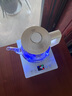 FUNORK全自動(dòng)上水電熱燒水壺玻璃燒水器茶臺(tái)專用一體茶桌茶幾保溫泡茶具抽水煮茶電茶爐 1L 白色【蒸茶款】 曬單實(shí)拍圖