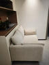 維莎布藝沙發(fā)小戶(hù)型可拆洗客廳小沙發(fā)雙人位休閑奶油風(fēng)白色沙發(fā) 雙人位沙發(fā)1.4m【杏仁露】 曬單實(shí)拍圖