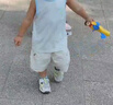 齊齊熊[萊賽爾天絲恐龍褲]齊齊熊男童短褲夏季寶寶五分褲兒童休閑褲夏款 曬單實拍圖