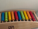Hape(德國(guó))兒童早教啟蒙幼兒園玩教具100粒彩虹珠算架節(jié)日禮物E0412 曬單實(shí)拍圖