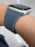適用applewatchS10手表帶磁吸液態(tài)硅膠荔枝紋蘋果s10簡約男女表帶 苜蓿色 10代【46mm】 曬單實(shí)拍圖