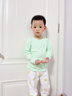 麥潮尚莫代爾上衣嬰幼兒超輕薄寶寶T恤女寶打底衣男寶秋衣無痕無骨春秋 白色 只要1件上衣 66 建議身高59-66cm 曬單實拍圖