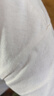 真維斯時(shí)尚中長(cháng)款短袖t恤女白色純棉寬松大碼下半身失蹤上衣潮JR 杏8170 S 160/84A 曬單實(shí)拍圖