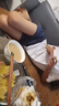 安踏（ANTA）兒童短袖運(yùn)動(dòng)套裝男童速干透氣短袖短褲兩件裝休閑上衣舒適套裝 純凈白/丹幕藍(lán)2710627301-4B 160 正品現(xiàn)貨現(xiàn)發(fā) 曬單實(shí)拍圖