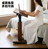 致典黑胡桃木移動(dòng)折疊升降桌站立辦公工作臺床頭電腦桌書(shū)桌沙發(fā)邊桌 黑胡桃升降桌【電商專(zhuān)用】 曬單實(shí)拍圖