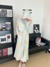 馬迪安彩色長(cháng)款防曬衣女夏季2025新款全身冰絲防紫外線(xiàn)透氣衫收腰外套服 仲夏彩 【可拆黑膠大帽檐】 M 【建議80-120斤】 曬單實(shí)拍圖