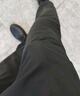 圣得西男士冰絲休閑褲夏季新款商務(wù)休閑彈力薄款長褲男 黑色 32 曬單實拍圖