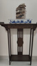 新中式竹玄關(guān)桌超窄玄關(guān)臺條案供桌條幾玄關(guān)桌子靠墻玄關(guān)柜端景臺 長68胡桃色無抽款（20寬） 曬單實(shí)拍圖