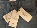 Calvin KleinJeans四季款男士休閑通勤簡(jiǎn)約字母ck彈力楔形錐形牛仔褲J323113 1AA-牛仔藍(lán) 32 -31 曬單實(shí)拍圖