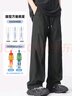 Wassup Sohot休閑褲男夏季工裝褲冰絲速干戶外傘兵闊腿運(yùn)動(dòng)褲 黑色 4XL 曬單實(shí)拍圖
