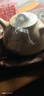 吉羊宜興紫砂壺純手工刻繪茶壺功夫茶具泡茶壺 原礦段泥子冶石瓢330ml 曬單實拍圖