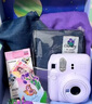 INSTAX富士instax立拍立得 一次成像相機(jī) mini12精美禮盒 鳶尾騎士 含10張fafa花邊相紙 曬單實拍圖