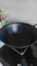 臻三環(huán)手工鑄鐵鍋炒鍋油炸鍋煮面泡面鍋無涂層雙耳 圓底龜紋 圓底龜紋 40cm 曬單實拍圖
