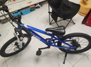 喜德盛青少年自行車(chē)中國風(fēng)20寸鋁合金車(chē)架7速機械碟剎學(xué)生車(chē)通用單車(chē) 20寸寶藍/白 曬單實(shí)拍圖