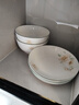 琉皓景德鎮(zhèn)釉下彩陶瓷碗飯碗健康中式小清新可微波餐具加厚防燙米飯碗 4.5英寸飯碗10個 曬單實拍圖